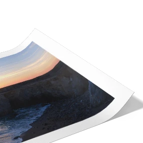 Papier d'art seul avec marge blanche